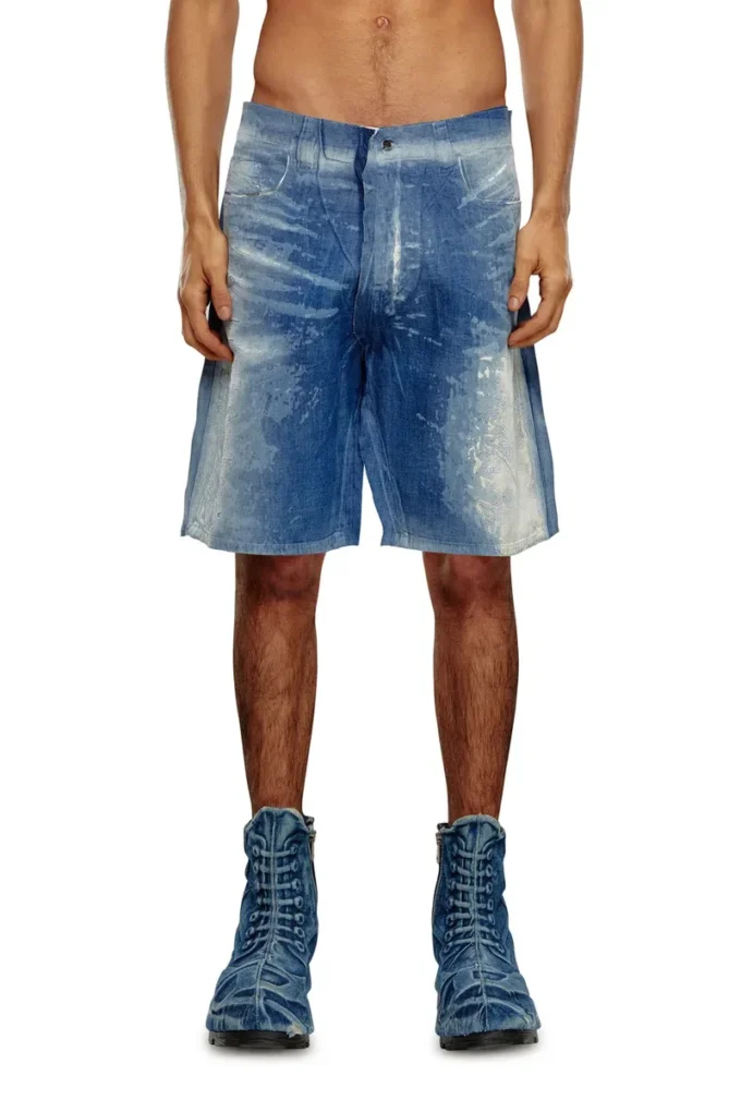 d-shorty-fse Pantaloncini in denim peel-off d-shorty-fse Pantaloncini in denim peel-off