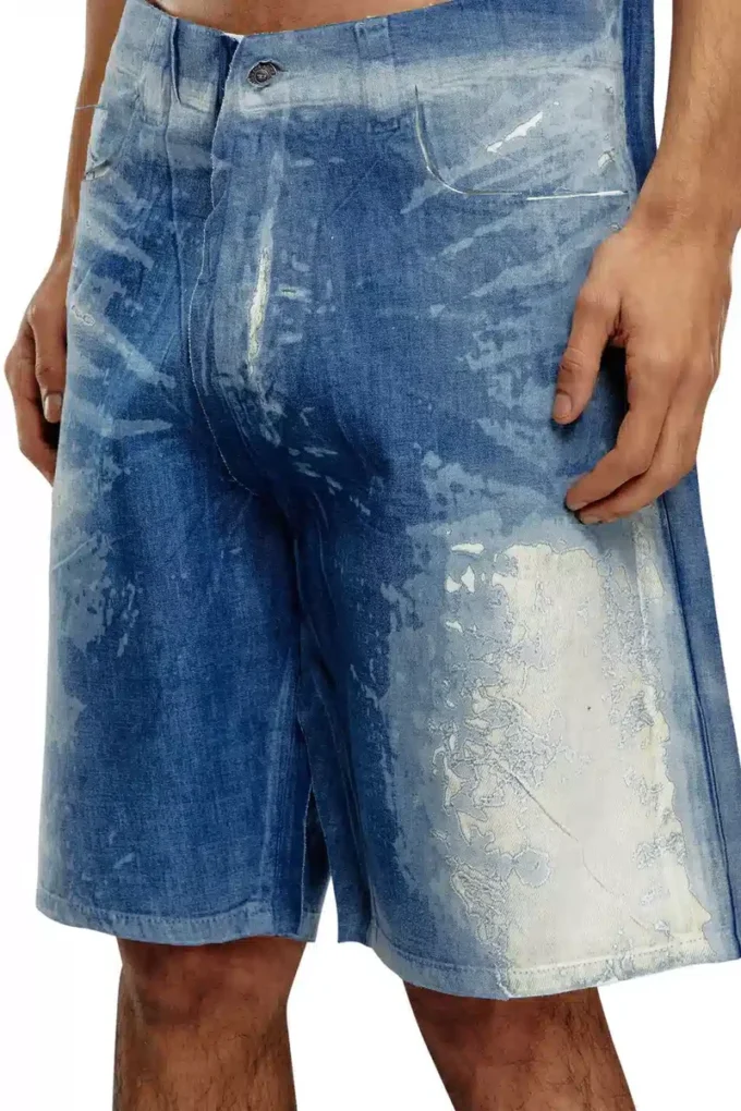 d-shorty-fse Pantaloncini in denim peel-off d-shorty-fse Pantaloncini in denim peel-off