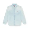 d-simply Camicia in denim effetto candeggiato