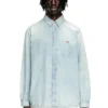 d-simply Camicia in denim effetto candeggiato