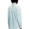 d-simply Camicia in denim effetto candeggiato