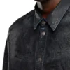 d-simply-fse Camicia in denim con rivestimento craquelé d-simply-fse Camicia in denim con rivestimento craquelé