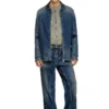 d-simply-re Camicia con zip in denim Rehab