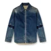 d-simply-re Camicia con zip in denim Rehab