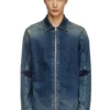 d-simply-re Camicia con zip in denim Rehab