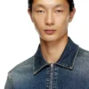 d-simply-re Camicia con zip in denim Rehab