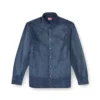 d-simply-s13 Camicia in denim fluido Principe di Galles