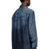 d-simply-s13 Camicia in denim fluido Principe di Galles