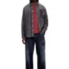 d-simply-s15 Camicia in denim con emblema ricamato d-simply-s15 Camicia in denim con emblema ricamato