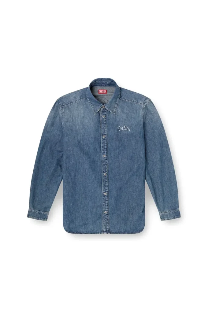 d-simply-s15 Camicia in denim con ricamo sul retro d-simply-s15 Camicia in denim con ricamo sul retro