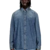 d-simply-s15 Camicia in denim con ricamo sul retro d-simply-s15 Camicia in denim con ricamo sul retro