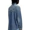 d-simply-s15 Camicia in denim con ricamo sul retro d-simply-s15 Camicia in denim con ricamo sul retro