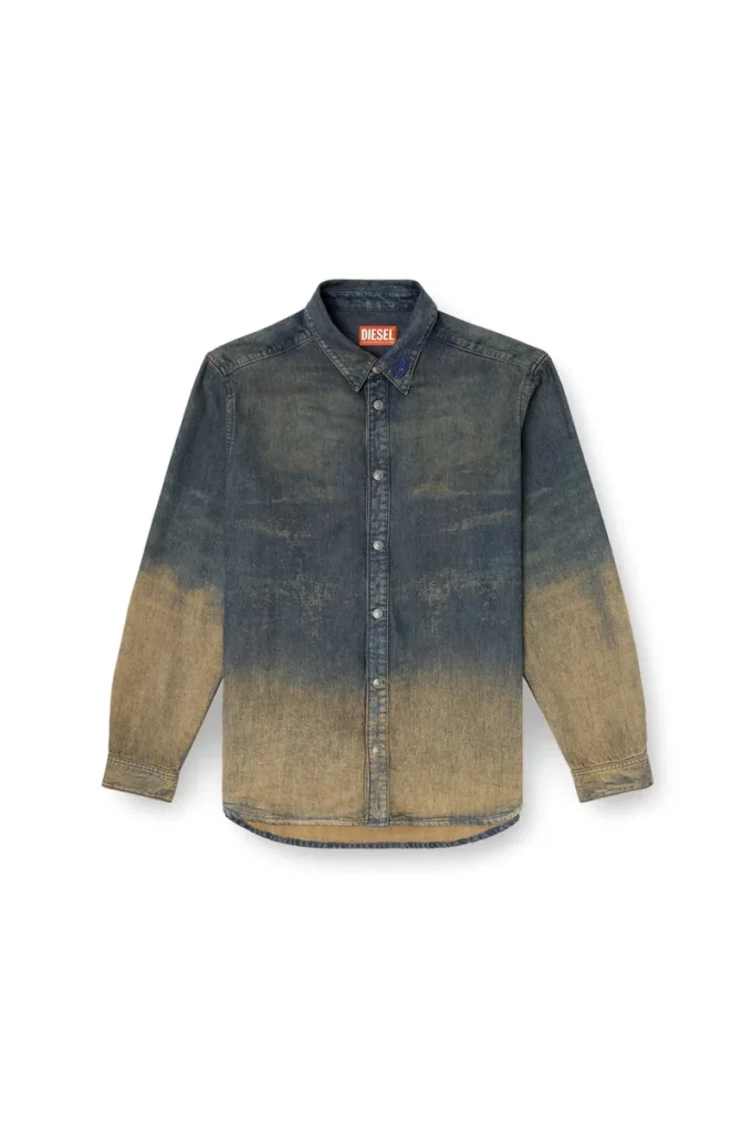 d-simply-s8 Camicia in denim sfumato fluido d-simply-s8 Camicia in denim sfumato fluido