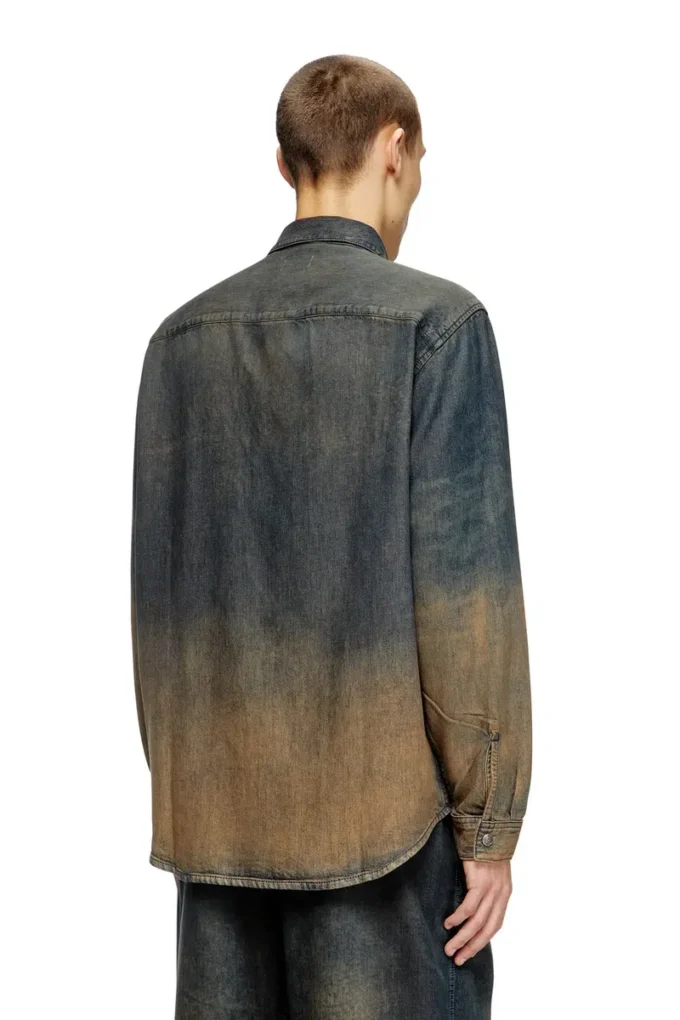 d-simply-s8 Camicia in denim sfumato fluido d-simply-s8 Camicia in denim sfumato fluido
