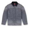 d-stack-u-l Giacca in denim stile utility con colletto a contrasto d-stack-u-l Giacca in denim stile utility con colletto a contrasto