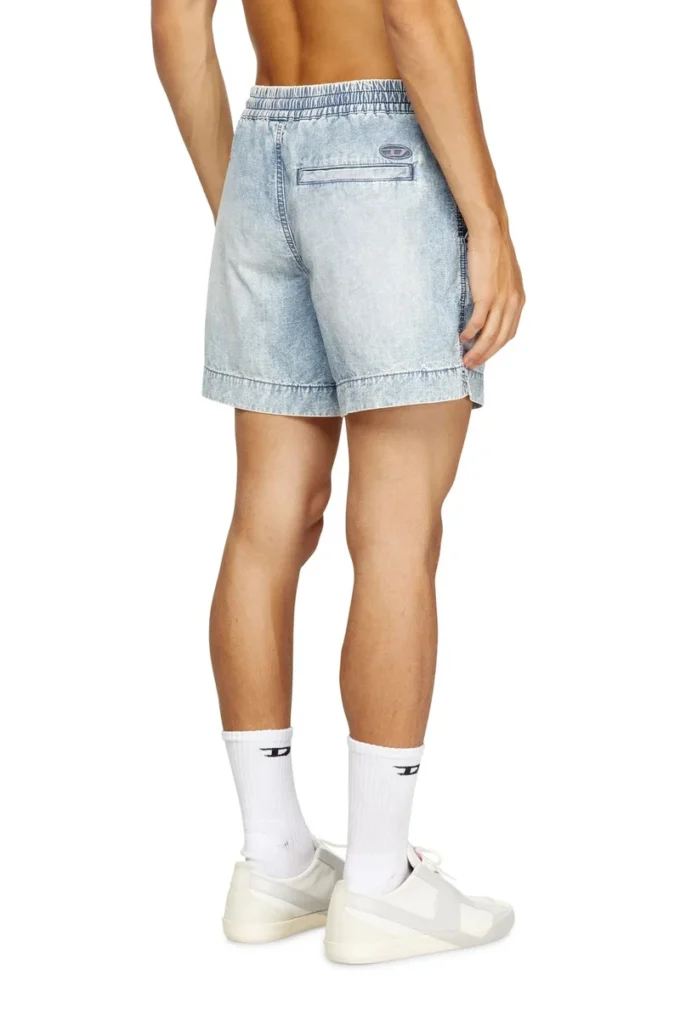 d-tenni-s Pantaloncini in denim marmorizzato d-tenni-s Pantaloncini in denim marmorizzato