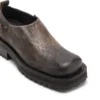 D-Texan clog D-Texan-Scarpe con zip in pelle scamosciata craquelé effetto consumato D-Texan clog D-Texan-Scarpe con zip in pelle scamosciata craquelé effetto consumato