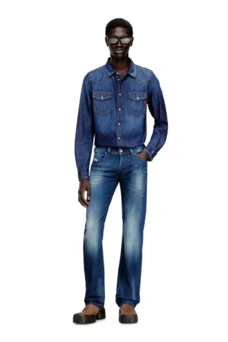d-vega Camicia in denim con tasche applicate