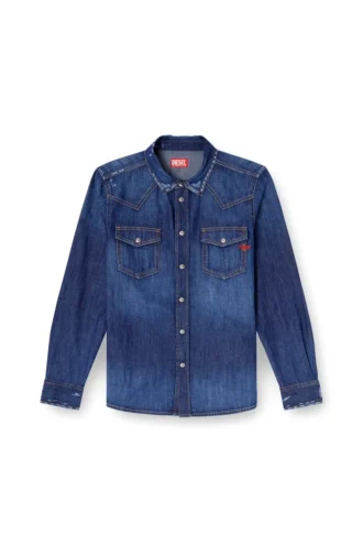 d-vega Camicia in denim con tasche applicate