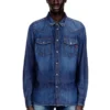 d-vega Camicia in denim con tasche applicate d-vega Camicia in denim con tasche applicate