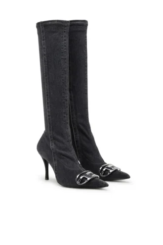 d-venus kb d Stivali al ginocchio D-Venus in denim elasticizzato