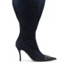 d-venus kb large Stivali al ginocchio larghi D-Venus in denim