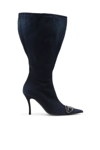 d-venus kb large Stivali al ginocchio larghi D-Venus in denim d-venus kb large Stivali al ginocchio larghi D-Venus in denim