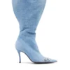 d-venus kb large Stivali al ginocchio larghi D-Venus in denim