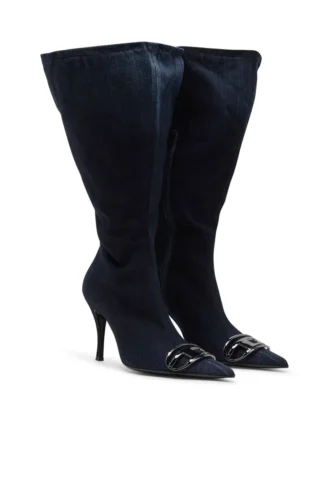 d-venus kb large Stivali al ginocchio larghi D-Venus in denim d-venus kb large Stivali al ginocchio larghi D-Venus in denim