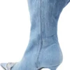 d-venus kb large Stivali al ginocchio larghi D-Venus in denim