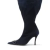 d-venus kb large Stivali al ginocchio larghi D-Venus in denim