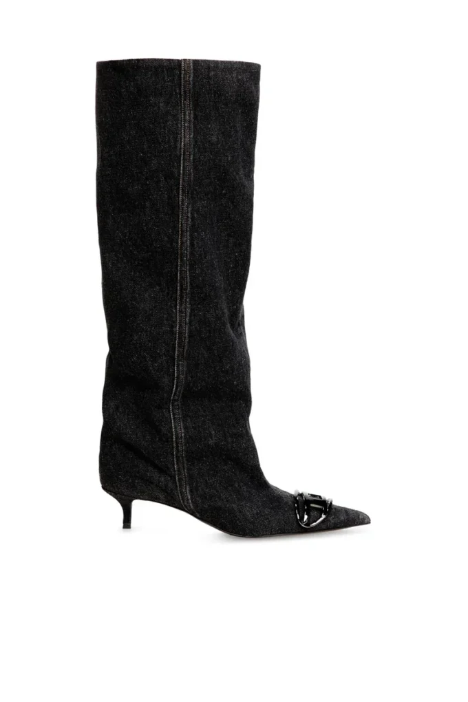 d-venus kb slouchy Stivali al ginocchio D-Venus-Slouchy in denim