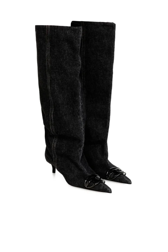d-venus kb slouchy Stivali al ginocchio D-Venus-Slouchy in denim