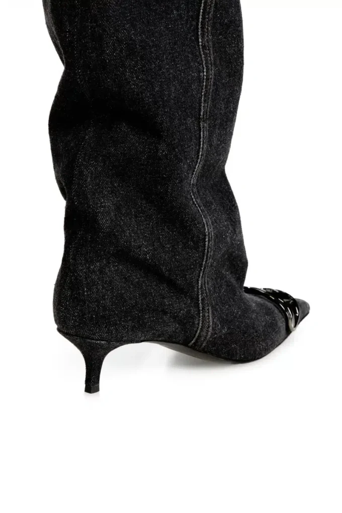 d-venus kb slouchy Stivali al ginocchio D-Venus-Slouchy in denim