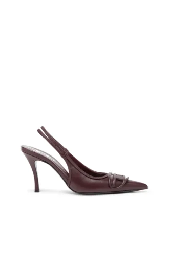 d-venus sb D-Venus-Burgundy décolleté con cinturino in nappa bordeaux