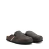 d-woodstock slip-on D-Woodstock-Zoccoli in pelle scamosciata effetto craquelé d-woodstock slip-on D-Woodstock-Zoccoli in pelle scamosciata effetto craquelé