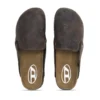 d-woodstock slip-on D-Woodstock-Zoccoli in pelle scamosciata effetto craquelé d-woodstock slip-on D-Woodstock-Zoccoli in pelle scamosciata effetto craquelé