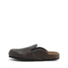 d-woodstock slip-on D-Woodstock-Zoccoli in pelle scamosciata effetto craquelé d-woodstock slip-on D-Woodstock-Zoccoli in pelle scamosciata effetto craquelé