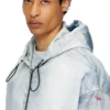 d-wynny jogg Giacca con cappuccio in JoggJeans stampato effetto candeggio d-wynny jogg Giacca con cappuccio in JoggJeans stampato effetto candeggio
