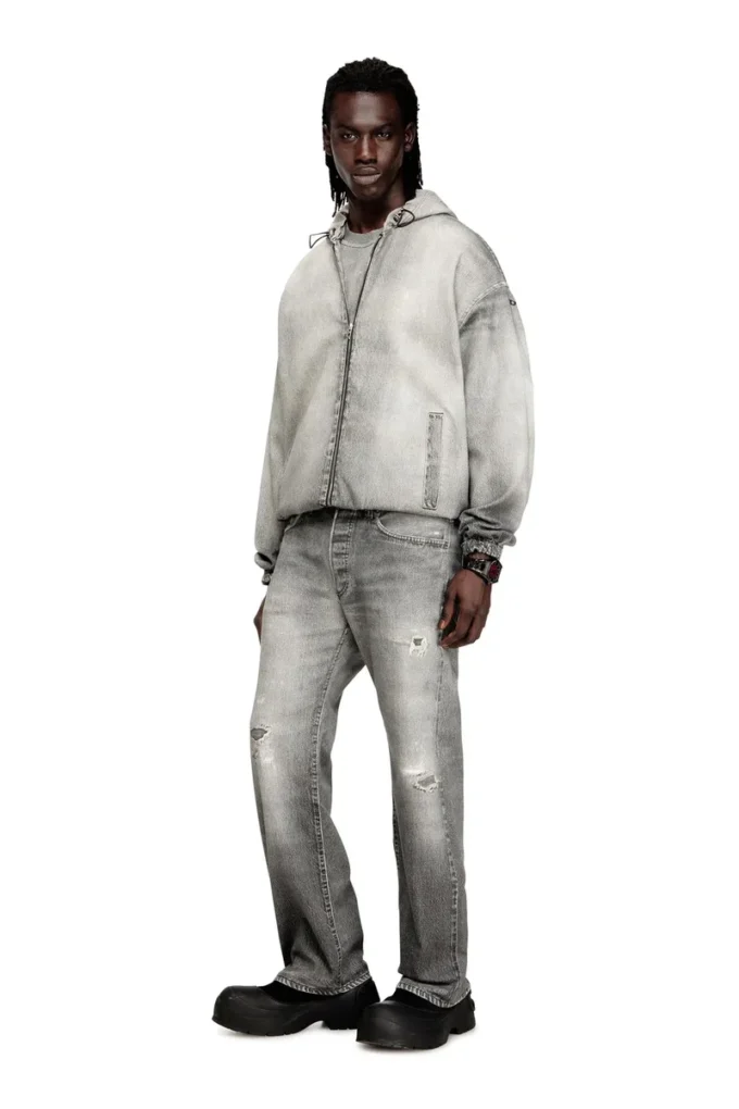 d-wynny jogg Giacca con cappuccio in JoggJeans trompe l’oeil