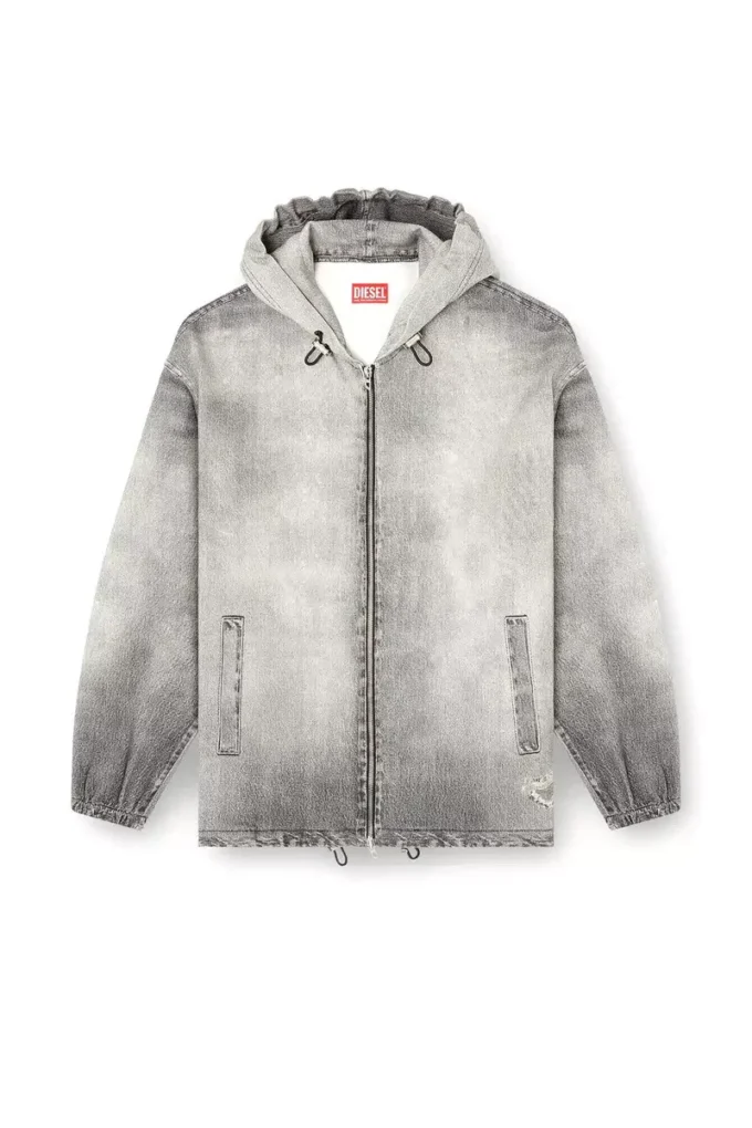 d-wynny jogg Giacca con cappuccio in JoggJeans trompe l’oeil
