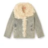 de-aconic-s Giacca in denim jacquard con fili fluttuanti de-aconic-s Giacca in denim jacquard con fili fluttuanti
