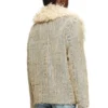 de-aconic-s Giacca in denim jacquard con fili fluttuanti de-aconic-s Giacca in denim jacquard con fili fluttuanti