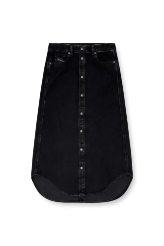 de-ard-long Gonna midi in denim