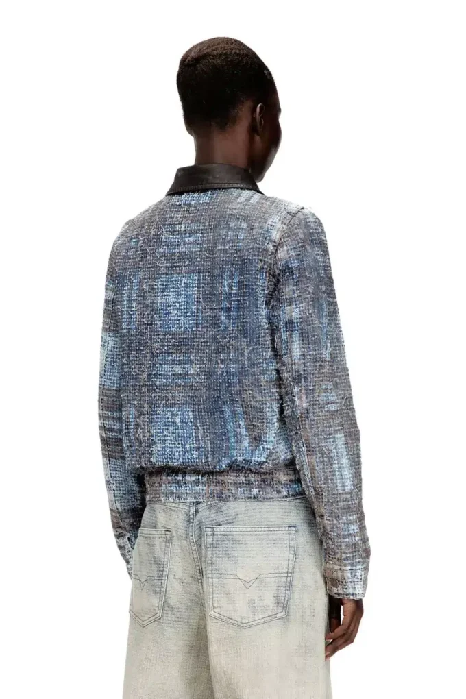 de-ateli-s Giacca corta in denim bouclé grafico de-ateli-s Giacca corta in denim bouclé grafico