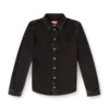 de-eazy Camicia in denim con cuciture a contrasto