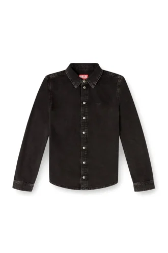 de-eazy Camicia in denim con cuciture a contrasto
