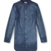de-eazy dress-s Abito chemisier in fluido denim Principe di Galles