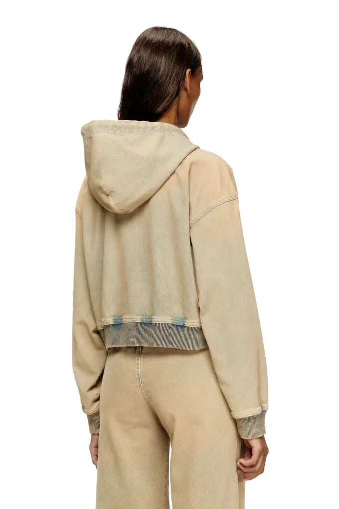 de-giri-crop jogg Felpa con cappuccio e zip in JoggJeans colorati de-giri-crop jogg Felpa con cappuccio e zip in JoggJeans colorati