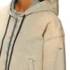 de-giri-crop jogg Felpa con cappuccio e zip in JoggJeans colorati de-giri-crop jogg Felpa con cappuccio e zip in JoggJeans colorati